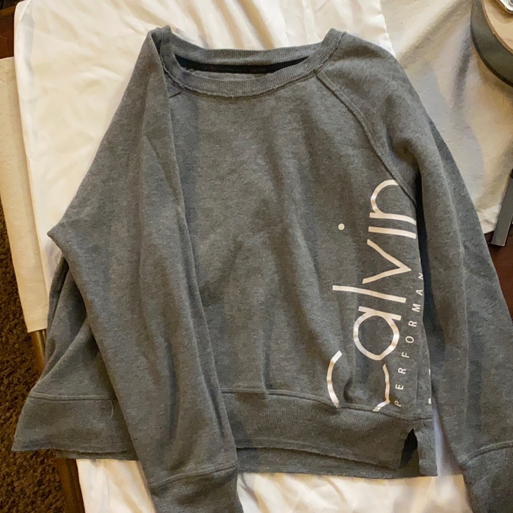 Cropped sweatshirt / Calvin Klein / performance